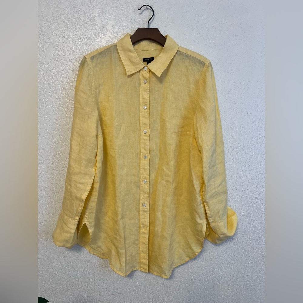 Talbots Linen Button Down *Unavailable* - image 1